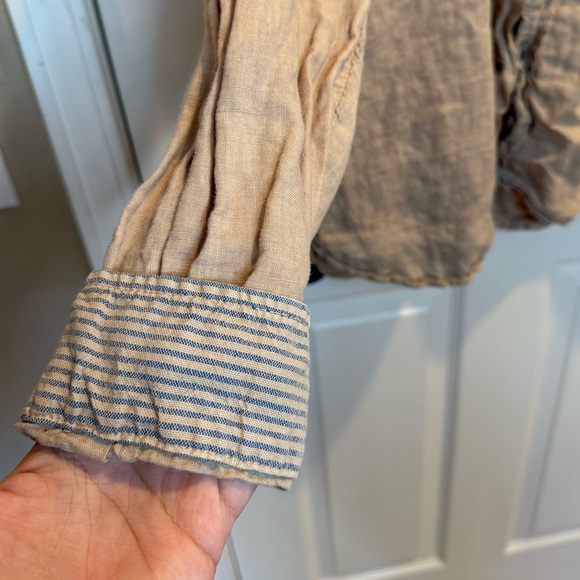 Vintage The New Ivy Tan Button Down Collared Shirt Size XXL - Picture 4 of 5